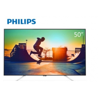 飞利浦（PHILIPS）4K超高清网络智能全面屏电视 杜比全景声 客厅影音智能语音 50PUF7176 普通电视设备(电视机)